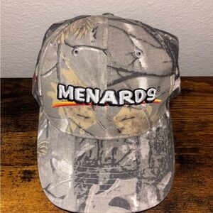 Menards Hat Cap Strap Back Mens Adjustable Logo Camo Hunting #390
